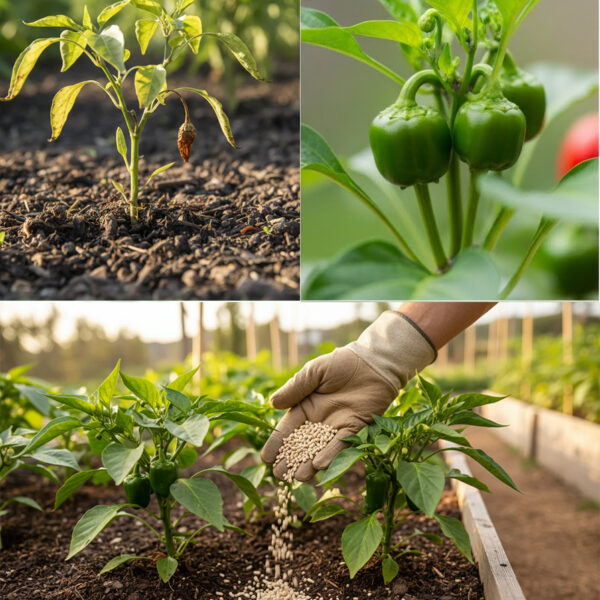 Como tratar a planta de pimenta em caso de deficiência de nutrientes – Dr. Jardim