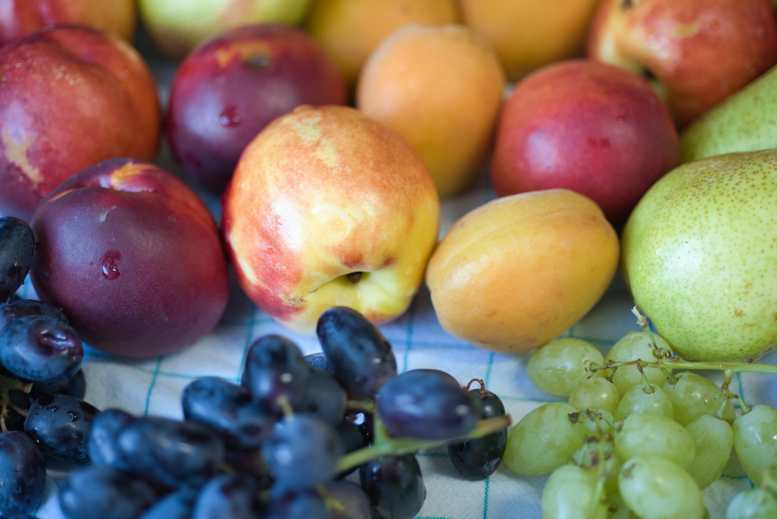 A variety of fresh fruits.